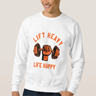 Sweatshirt soulever un t-shirt à vie lourde
