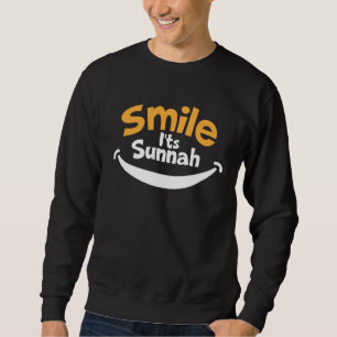 Sweatshirt Sourire c'est Sunnah Muslim Eid Moubarak Islamique