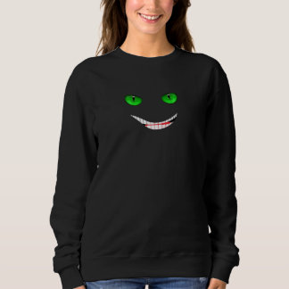 Sweatshirt Sourire de Cheshire vert