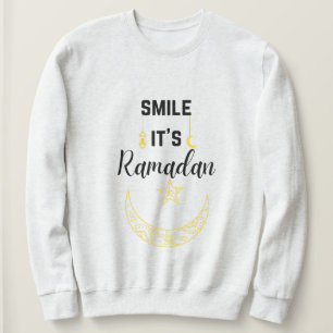 Sweatshirt sourire il ramadan kareem islam pour musulman