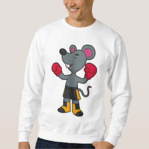 Sweatshirt Souris en boîte avec gants de boxe