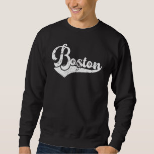 Sweatshirt Souvenir de Boston Massachusetts Skyline Ville nat