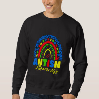 Sweatshirt Soyez gentil Sensibilisation sur l'autisme Rainbow