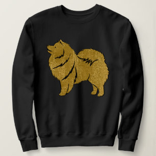 Sweatshirt SPARKLY THANG Lapphund faux métallique