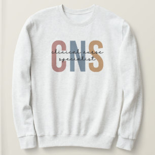 Sweatshirt Spécialiste en soins infirmiers cliniques Retro CN