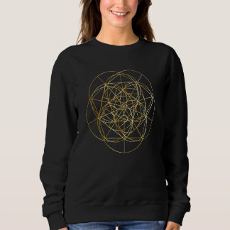 Sweatshirt Spirale de Fibonacci Géométrie sacrée Fractale Bon