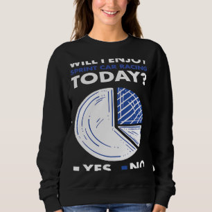 Sweatshirt Sport Vais-Je Aimer Sprint Voiture Racing