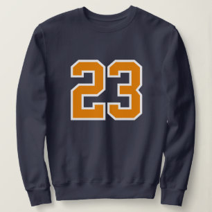 Sweatshirt sportif personnalisé 23 - Numéro Imprim