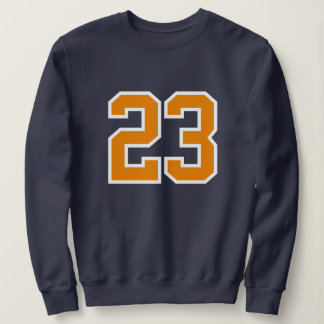 Sweatshirt sportif personnalisé 23 - Numéro Imprim