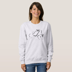 Sweatshirt Sprintcar 01 Noir sur frêne