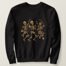 Squelettes de danse vintage