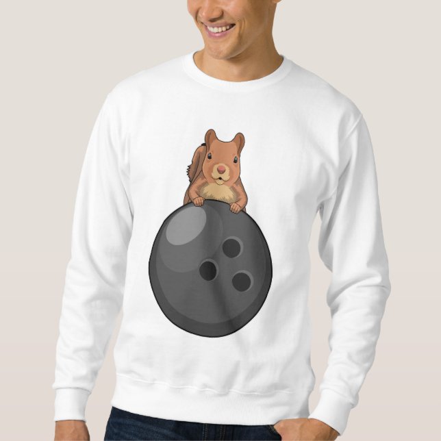 Sweatshirt Squirl at Bowling (Devant)