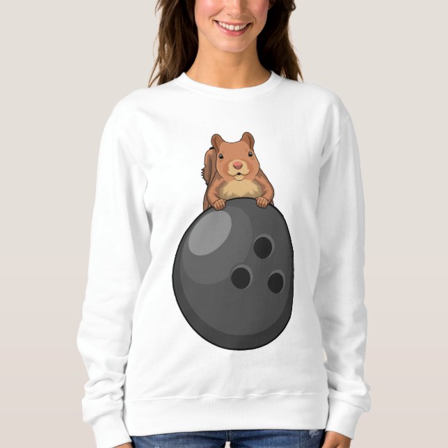 Sweatshirt Squirl at Bowling (Devant)