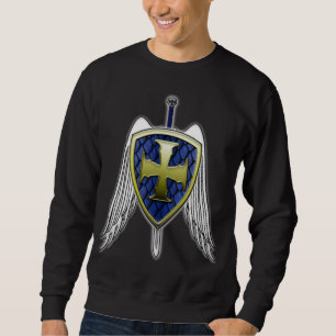 Sweatshirt St Michael - bouclier d'échelle de dragon