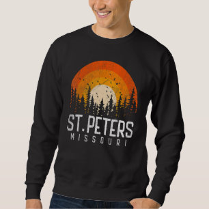 Sweatshirt St Peters Missouri MO Retro Vintage les années 70