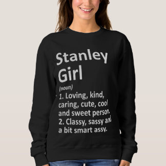 Sweatshirt Stanley Girl Wi Wisconsin Funny City Accueil Racin