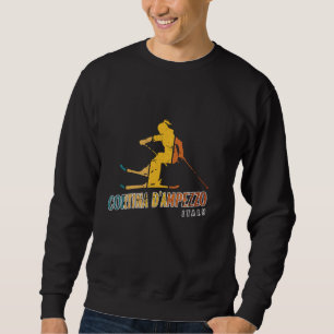 Sweatshirt Station de ski de Cortina d'Ampezzo Alpes italienn