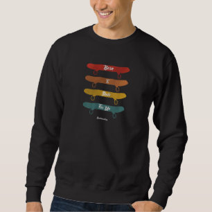 Sweatshirt Station de ski Retro Vintage Père Noël Cruz Skate