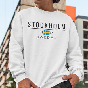 Sweatshirt Stockholm Suède 1252