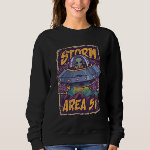 Sweatshirt Storm Area 51 Ils ne peuvent pas nous arrêter tous