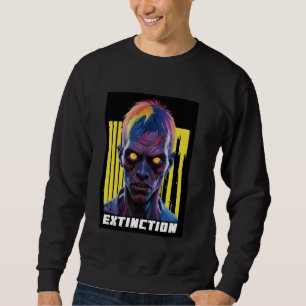 Sweatshirt Streetwear Urban Graphic Hip hop Zombie Graffiti S