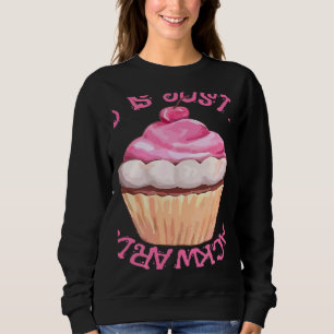 Sweatshirt Stressed est simplement Desserts à l'envers  Cupca