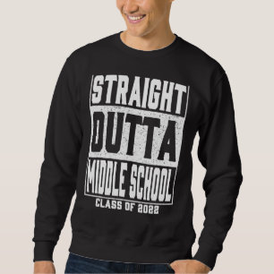 Sweatshirt Stright Outta collège Garçons & Enfants Diplôme