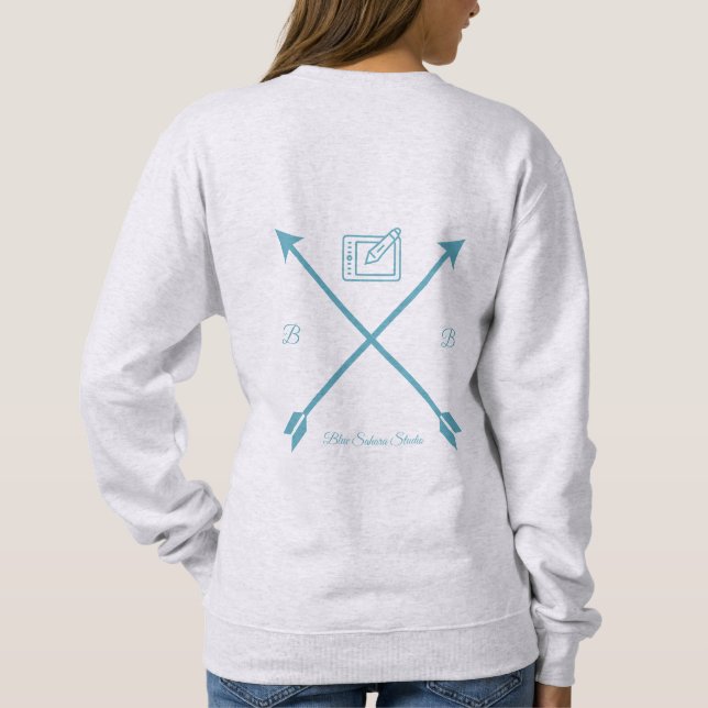 Sweatshirt Studio Blue Sahara (Dos)