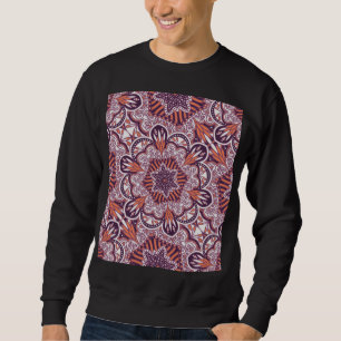 Sweatshirt Style ethnique, texture décorative vintage.