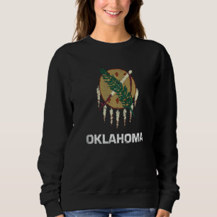Sweatshirt Style Vintage Oklahoma Flag State