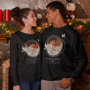 Sweatshirt Style White Doves Photo & Memorial Hommage