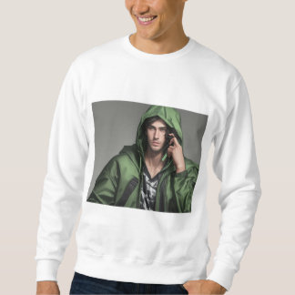 Sweatshirt Stylish Young Man Graphic Tee : Embrassez Votre Vi