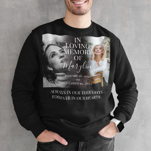 Sweatshirt Stylo Funeral Memorial avant & après photo
