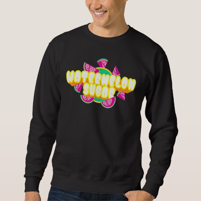 Sweatshirt Sucre de pastèque rétro (Devant)