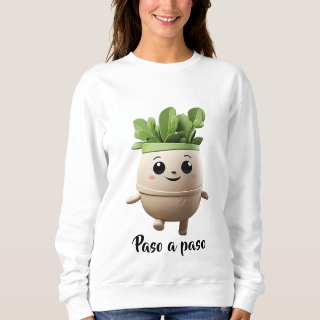 Sweatshirt Sudadera Pipo Paso a Paso – Diseño Consciente (Devant)