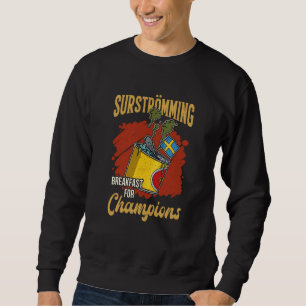 Sweatshirt Suède spécialité de poisson suédois Surstromming p