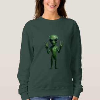 Sweatshirt SUÉTER FEMININA Extraterrestre futurista