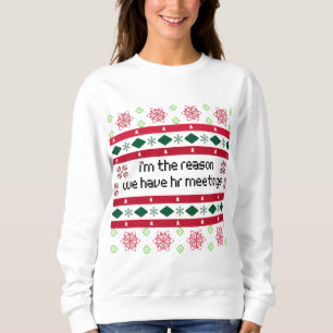 Sweatshirt Sueur moche de survivant de la réunion sans pointo