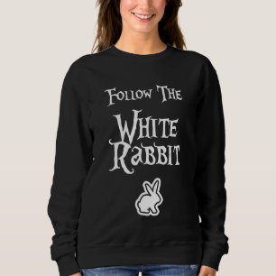 Sweatshirt Suivez le lapin blanc