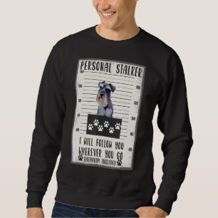 Sweatshirt Suivez-vous personnellement Schnauzer