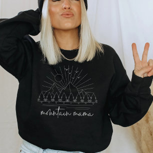 Sweatshirt Sun Birds and Pines Mountain Maman