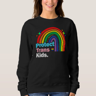 Sweatshirt Support Lgbt Protéger Trans Kid Pride Lgbt Arc-en-