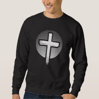 Sweatshirt Sur la Croix Hommes