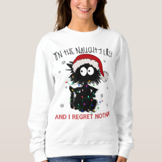 Sweatshirt Sur la liste des vilains et je ne regrette rien