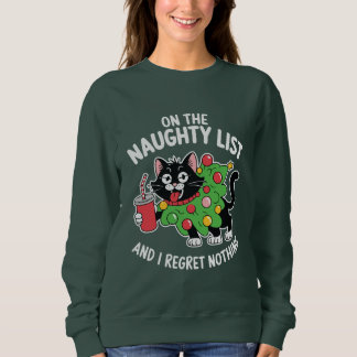 Sweatshirt Sur la liste vilaine Kitty