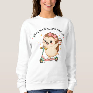 Sweatshirt Sur le chemin de la régulation de mes émotions Drô
