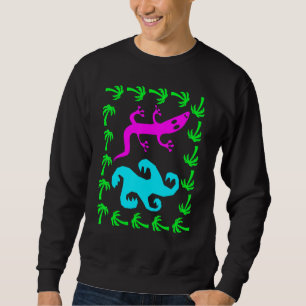 Sweatshirt Surf Abstrait Surf Vintage Porter 80s Retro Graphi