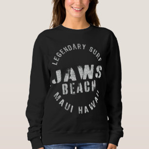Sweatshirt Surf légendaire Blanc Plaine Plage Cercle de plage