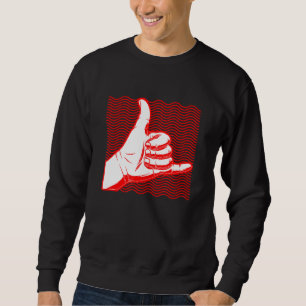 Sweatshirt Surf Shaka Surf Design