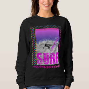 Sweatshirt Surf Vintage Surf porter 80s Retro Graphic